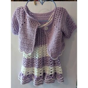 Crochet Dress For Little Girl. Size 3‎